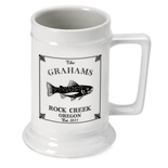 Trout Beer Stein